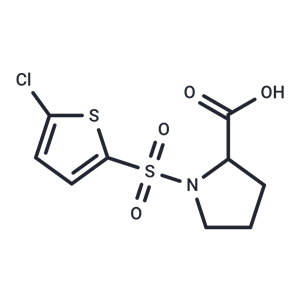 化合物 1-[(5-Chloro-2-thienyl)sulfonyl]proline|T50019|TargetMol