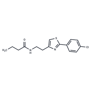 N-[2-[2-(4-氯苯基)-4-噻唑基]乙基]丁酰胺|T4304|TargetMol