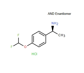 (S)-1-(4-(二氟甲氧基)苯基)乙胺鹽酸鹽,(1S)-1-[4-(DIFLUOROMETHOXY)PHENYL]ETHAN-1-AMINE HCl