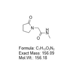 N-甲基-2-（2-氧代吡咯烷-1-基）乙酰胺,N-Methyl-2-(2-oxopyrrolidin-1-yl)acetamide