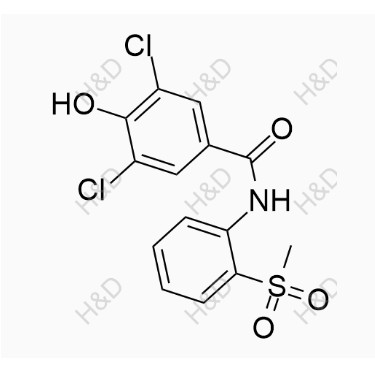 多替諾德雜質(zhì)44,3,5-dichloro-4-hydroxy-N-(2-(methylsulfonyl)phenyl)benzamide