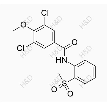 多替諾德雜質(zhì)48,3,5-dichloro-4-methoxy-N-(2-(methylsulfonyl)phenyl)benzamide