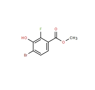 4-溴-2-氟-3-羥基苯甲酸甲酯,Benzoic acid, 4-bromo-2-fluoro-3-hydroxy-, methyl ester