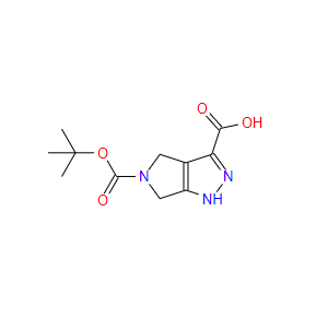 4,6-二氫吡咯并[3,4-C]吡唑-3,5(1H)-二甲酸5-叔丁酯,5-(tert-Butoxycarbonyl)-1,4,5,6-tetrahydropyrrolo[3,4-c]pyrazole-3-carboxylicacid