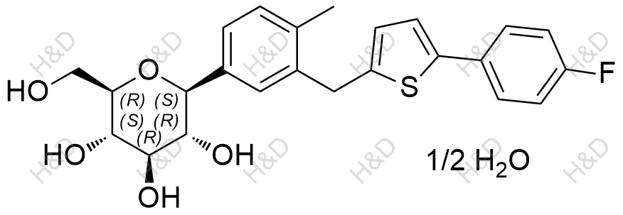 卡格列凈半水合物,Canagliflozin Hemihydrate