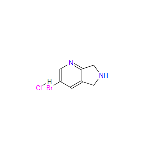 3-溴-6,7-二氫-5H-吡咯并[3,4-b]吡啶鹽酸鹽,3-Bromo-6,7-dihydro-5H-pyrrolo[3,4-b]pyridine