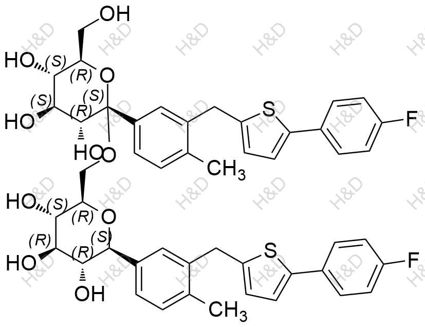 卡格列凈二聚體雜質(zhì)1,Canagliflozin Dimer Impurity 1