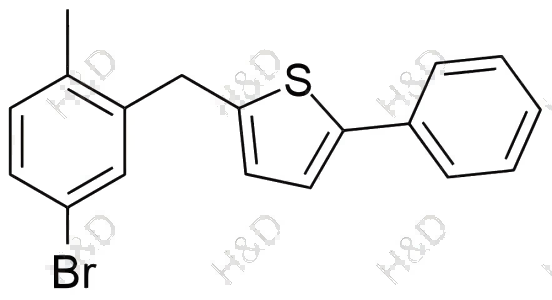 卡格列凈雜質(zhì)37,2-(5-bromo-2-methylbenzyl)-5-phenylthiophene