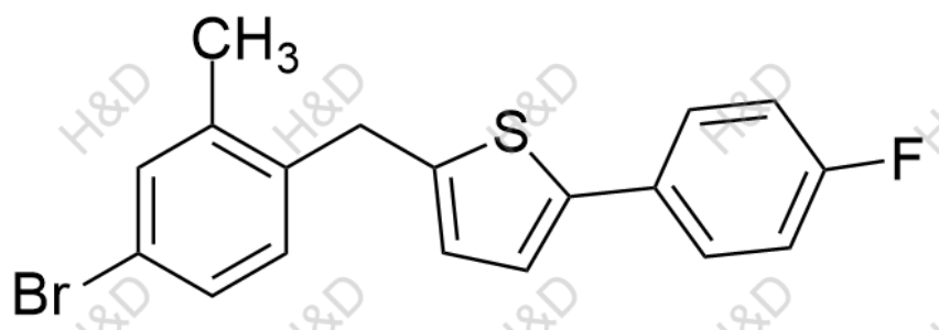 卡格列凈雜質(zhì)50,2-(4-bromo-2-methylbenzyl)-5-(4-fluorophenyl)thiophene