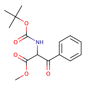 Methyl 2-((tert-butoxycarbonyl)amino)-3-oxo-3-phenylpropanoate,Methyl 2-((tert-butoxycarbonyl)amino)-3-oxo-3-phenylpropanoate