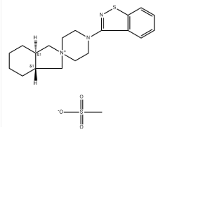 (3AR,7AR)-4'-(1,2-苯并異噻唑-3-基)八氫螺[2H-異吲哚-2,1'-哌嗪]甲磺酸鹽,(3aR,7aR)-4'-(1,2-Benzisothiazol-3-yl)octahydrospiro[2H-isoindole-2,1'-piperaziniuM] Methanesulfonate