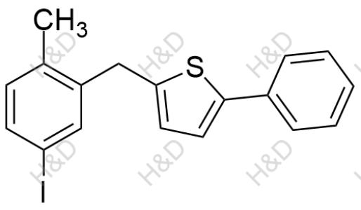 卡格列凈雜質(zhì)58,2-(5-iodo-2-methylbenzyl)-5-phenylthiophene