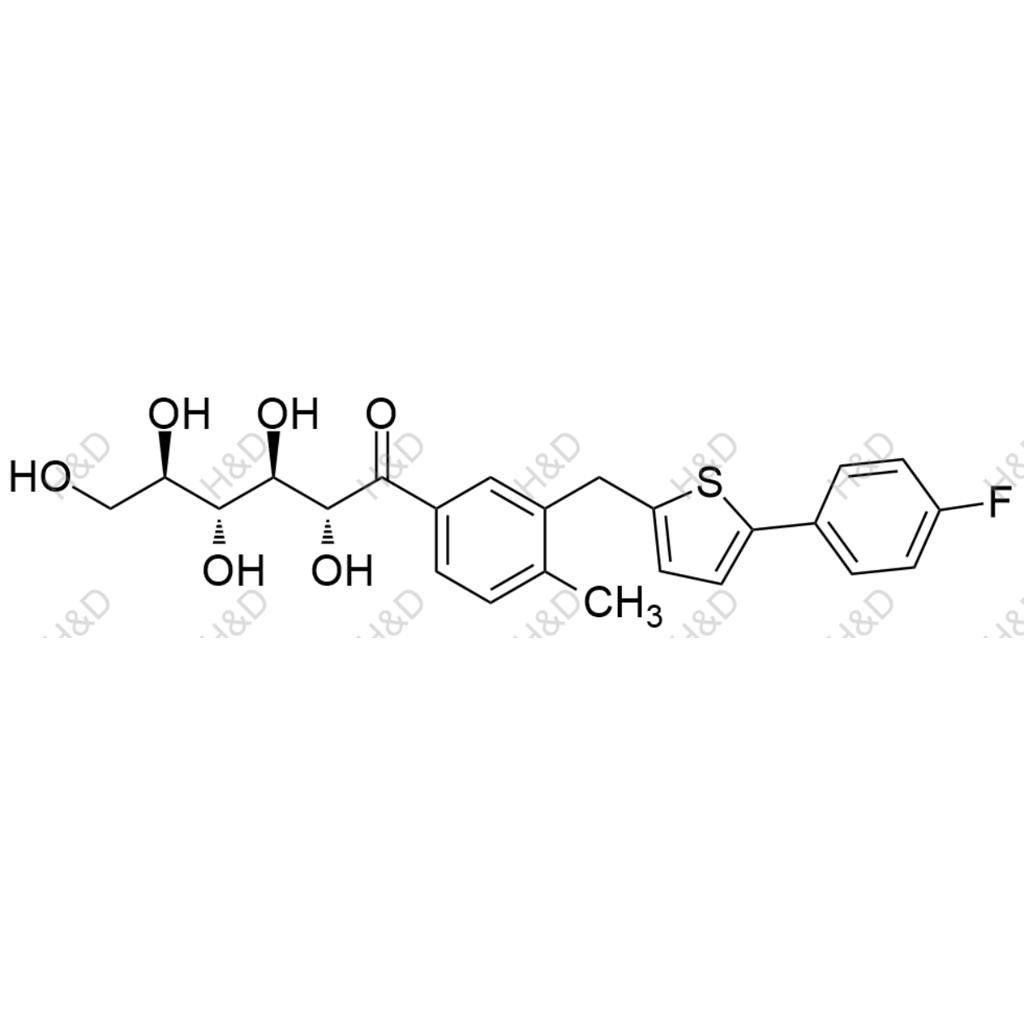 卡格列凈雜質(zhì)62,(2R,3R,4R,5R)-1-(3-((5-(4-fluorophenyl)thiophen-2-yl)methyl)-4-methylphenyl)-2,3,4,5,6-pentahydroxyhexan-1-one