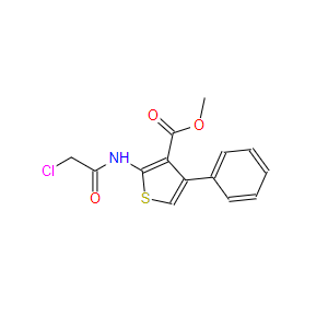 2-(2-氯乙酰基氨基)-4-苯基噻吩-3-甲酸甲酯,Methyl 2-(2-chloroacetamido)-4-phenylthiophene-3-carboxylate