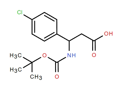 3-(BOC-氨基)-3-(4-氯苯基)丙酸,3-N-Boc-Amino-3-(4-chlorophenyl)propionic acid