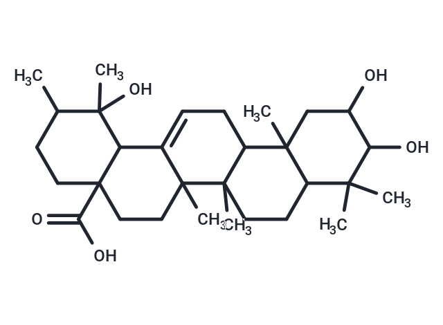 2Α,19Α-二羥基熊果酸,Tormentic acid