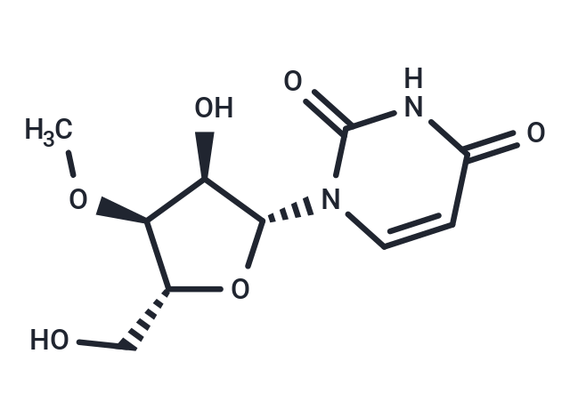 化合物 3’-O-Methyluridine,3’-O-Methyluridine