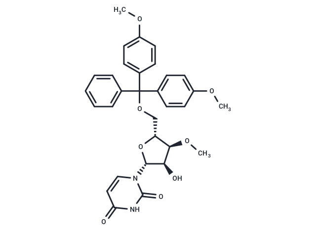 化合物 5’-O-(4,4’-Dimethoxytrityl)-3’-O-methyluridine,5’-O-(4,4’-Dimethoxytrityl)-3’-O-methyluridine