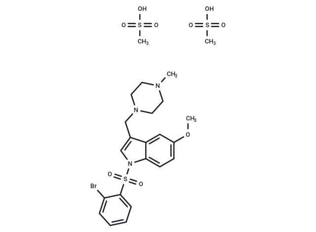 Masupirdine 甲磺酸鹽,Masupirdine mesylate