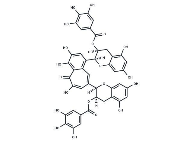 3,3’-二沒(méi)食子酸酯茶黃素,Theaflavine-3,3'-digallate