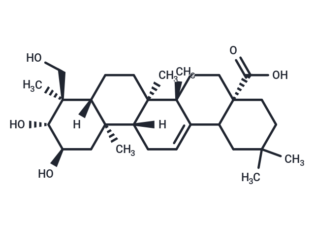 阿江欖仁酸,Arjunolic acid