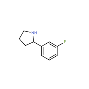 2-(3-氟苯基)-吡咯烷