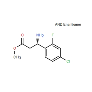 METHYL (3S)-3-AMINO-3-(4-CHLORO-2-FLUOROPHENYL)PROPANOATE （S型）