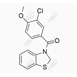 多替諾德雜質(zhì)49,benzo[d]thiazol-3(2H)-yl(3-chloro-4-methoxyphenyl)methanone