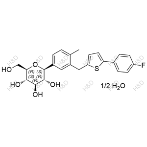 Canagliflozin Hemihydrate	卡格列净半水合物	928672-86-0