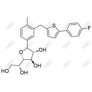 Canagliflozin Furanose Impurity	卡格列净呋喃糖杂质	2161394-94-9