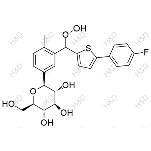 Canagliflozin Hydroperoxide Impurity	卡格列净过氧化物杂质	2247196-28-5