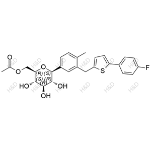 Canagliflozin Monoacetyl Impurity	卡格列净单乙酰杂质	2146135-87-5