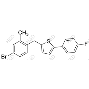 卡格列凈雜質(zhì)50,2-(4-bromo-2-methylbenzyl)-5-(4-fluorophenyl)thiophene