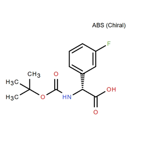 N-BOC-R-3-氟苯甘氨酸 