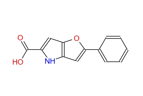 2-苯基-4H-呋喃并〔3,2-b]吡咯-5-羧酸,2-Phenyl-4H-furo[3,2-b]pyrrole-5-carboxylic acid