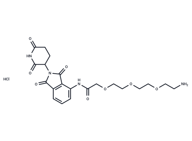 Pomalidomide-amino-PEG3-NH2 盐酸盐,Pomalidomide-amino-PEG3-NH2 hydrochloride