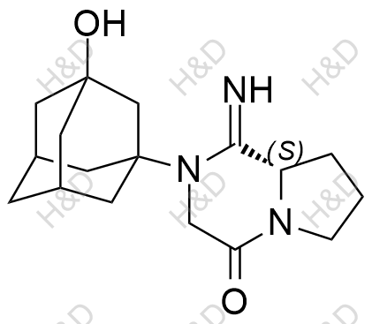 維格列汀雜質(zhì)35,(S)-2-((1r,3R,5R,7S)-3-hydroxyadamantan-1-yl)-1-iminohexahydropyrrolo[1,2-a]pyrazin-4(1H)-one