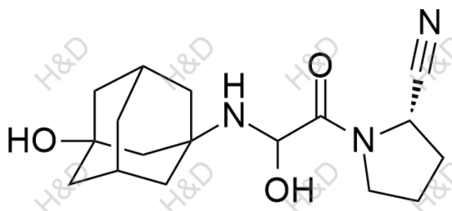 維格列汀雜質(zhì)52,(2S)-1-(2-hydroxy-2-(((1r,3R,5R,7S)-3-hydroxyadamantan-1-yl)amino)acetyl)pyrrolidine-2-carbonitrile