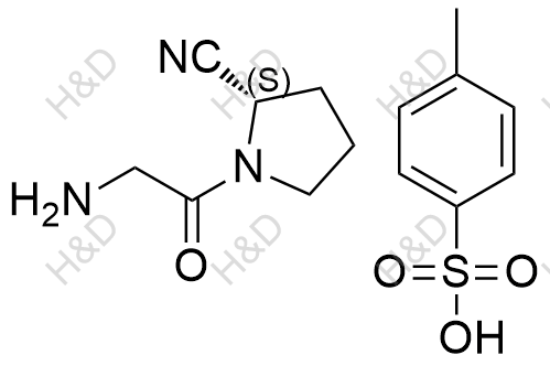 維格列汀雜質(zhì)57(對(duì)甲苯磺酸鹽),(S)-1-(2-aminoacetyl)pyrrolidine-2-carbonitrile 4-methylbenzenesulfonate