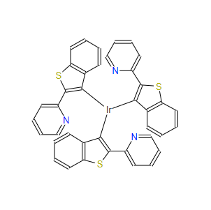 三[2-(苯并[b]噻吩-2-基)吡啶-C3,N]銥(III),Ir(btpy)3