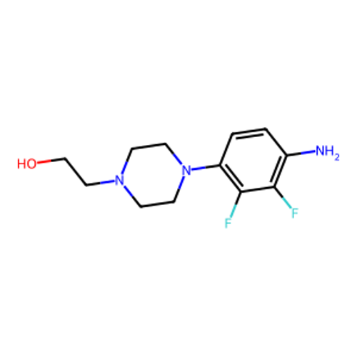 2-(4-氨基-2,3-二氟苯基)哌嗪-1-基)乙基-1-醇,2-(4-(4-amino-2,3-difluorophenyl)piperazin-1-yl)ethan-1-ol