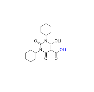 達(dá)普司他雜質(zhì)01,lithium 1,3-dicyclohexyl-6-oxido-2,4-dioxo-1,2,3,4-tetrahydropyrimidine-5-carboxylate