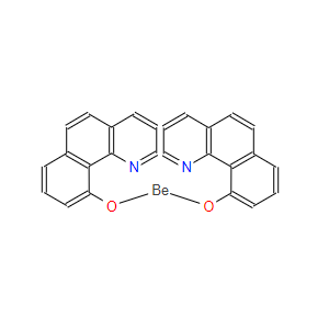 雙(10-羥基苯并[h]喹啉)鈹,Be(bq)2