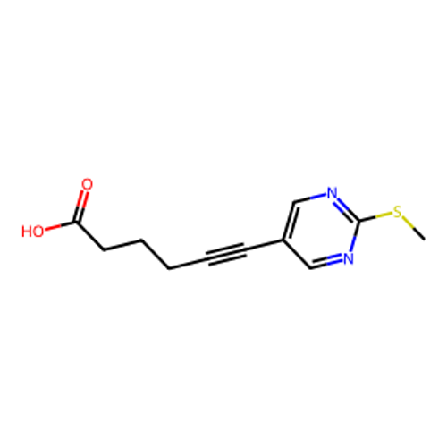 6-(2-(甲硫基)嘧啶-5-基)己-5-炔酸,6-(2-(methylsulfanyl)pyrimidin-5-yl)hex-5-ynoic acid