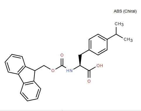 (S)-2-(9H-FLUOREN-9-YLMETHOXYCARBONYLAMINO)-3-(4-ISOPROPYL-PHENYL)-PROPIONIC ACID,(S)-2-(9H-FLUOREN-9-YLMETHOXYCARBONYLAMINO)-3-(4-ISOPROPYL-PHENYL)-PROPIONIC ACID