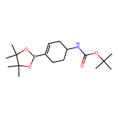 N-(4-(四甲基-1,3,2-二氧硼雜環(huán)戊烷-2-基)環(huán)己-3-烯-1-基)氨基甲酸叔丁酯,tert-butyl N-(4-(tetramethyl-1,3,2-dioxaborolan-2-yl)cyclohex-3-en-1-yl)carbamate