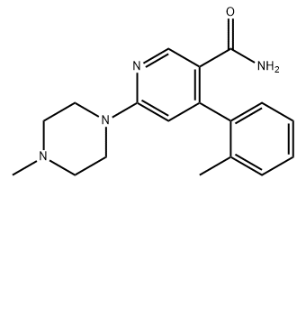 6-(4-甲基哌嗪-1-基)-4-(2-甲基苯基)煙酰胺,6-(4-Methylpiperazin-1-yl)-4-(2-methylphenyl)nicotinamide