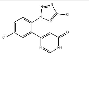 6-(5-氯-2-(4-氯-1H-1,2,3-三唑-1-基)苯基)嘧啶-4-醇,6-(5-chloro-2-(4-chloro-1H-1,2,3-triazol-1-yl)phenyl)pyrimidin-4-ol