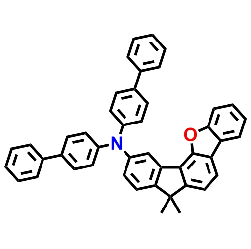 N,N-二([1,1'-聯(lián)苯]-4-基)-7,7-二甲基-7H-芴[4,3-b]苯并呋喃-10-胺,N,N-di([1,1'-biphenyl]-4-yl)-7,7-dimethyl-7H-fluoreno[4,3-b]benzofuran-10-amine