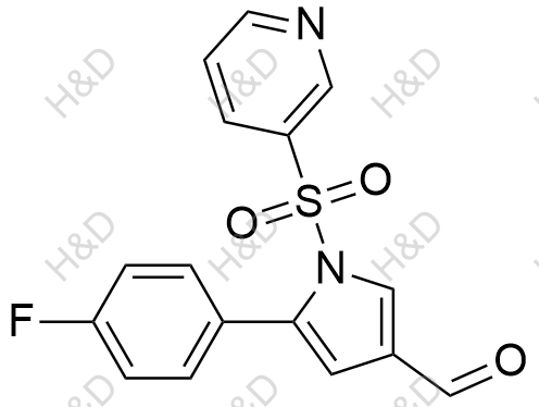 沃諾拉贊雜質(zhì)72,5-(4-fluorophenyl)-1-(pyridin-3-ylsulfonyl)-1H-pyrrole-3-carbaldehyde